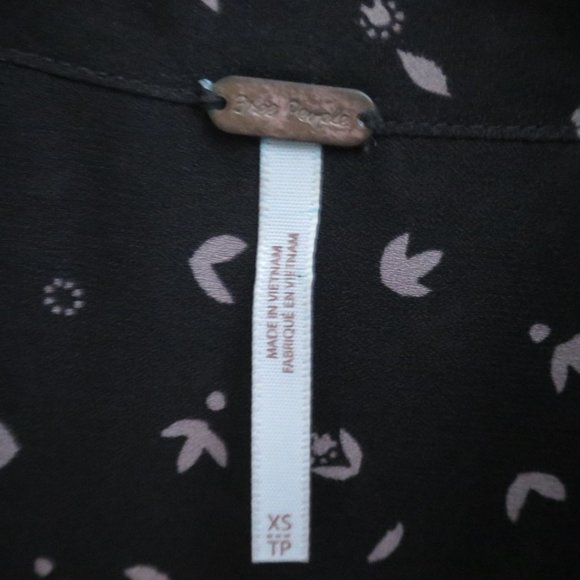 Free People Tie-Neck Sleeveless Blouse Size XS - Picture 5 of 6